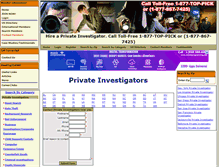Tablet Screenshot of private-investigator-detective.com